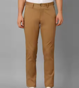 กางเกงชิโนผู้ชายผ้าอ็อกซ์ฟอร์ดทรงตรง สไตล์ลำลองสำหรับฤดูร้อน น้ำหนักเบา ไม่ยับ ทรงคลาสสิกแบบทางการ ทรงปกติ กันน้ำ - Product Image 3