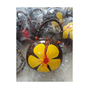 En gros À La Main D'été Plage Boho Femme Coquille De Coco Sac Perlé Sacs Fourre-Tout-Coquille De Noix De Coco Sac au Vietnam - Product Image 4