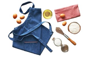Delantal de Cocina Clásico sin Mangas 100% Algodón para Mujer, Transpirable, Sostenible, para Uso Doméstico y de Cocina en Verano - Product Image 2