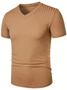 Camiseta de manga corta con cuello redondo de algodón 100% para hombre, talla grande de alta calidad, 260 gramos, peso de tela disponible en diferentes colores - Product Image 2