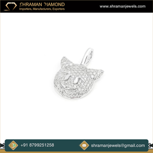 จี้หน้าปีศาจสีทอง14K สุดหรูสไตล์ฮิปฮอปทันสมัยพร้อมเพชรธรรมชาติที่สวยงามเหมาะสำหรับโอกาสพิเศษ - Product Image 3