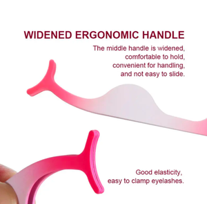 Custom Private Label Stainless Steel Slanted False Lashes Extension <b>Makeup</b> <b>Tools</b> Eyelash Applicator Tweezers Eyebrow Tweezers - Product Image 3