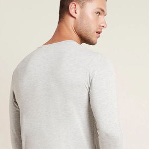 เสื้อยืดแขนยาวผ้าฝ้ายระบายอากาศน้ำหนักเบา - Product Image 4