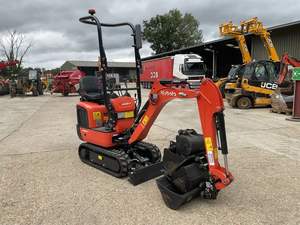 Excavatrice compacte multifonctionnelle Kubota K008-5, haute efficacité, certifiée CE ISO EPA, garantie 1 an, capacité de la benne de 0,25 m³ - Product Image 3