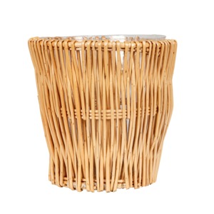 Cesta de Ratán Natural Versátil para Plantas, Hecha a Mano, Ecológica, Moderna, Multiusos, desde Hanói - Product Image 4
