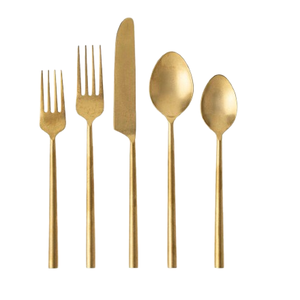 Juego individual al por mayor de cubiertos de acero inoxidable cómodos diseño creativo nuevo y delgado para hoteles caseros, etc. - Product Image 4