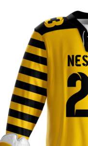 Conjunto de uniforme de hockey sobre hielo de tamaño personalizado de poliéster 100% al por mayor, conjunto de uniforme de hockey sobre hielo sublimado cómodo y elegante para hombres - Product Image 5