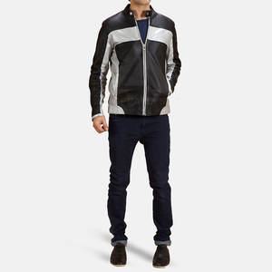 Chaquetas de cuero de moda 2025 hechas a mano con lona de calidad superior diseño único suave y transpirable real - Product Image 4