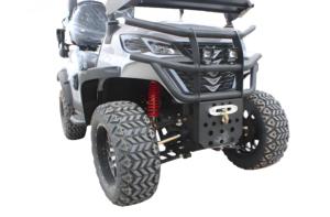 2025 Premium gri 4 tekerlekten çekiş Parison 4x4 elektrikli Golf arabası Golf kulübü için 2 + 2 koltuklu, tatil ve turist noktaları - Product Image 5