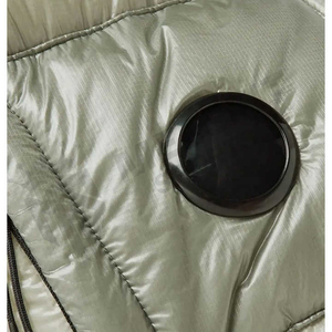 High Quality Custom OEM Coated Stand Collar Hooded Puffer <b>Jacket</b> for <b>Men</b> Customized Logo Winter Casual Eco-Friendly <b>Letter</b> - Product Image 6