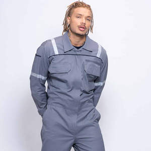 ชุดทำงานผ้าฝ้ายสะท้อนแสงโลโก้กำหนดเองได้มองเห็นได้ชัดเจน - Product Image 3