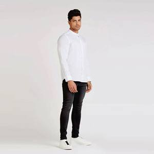 Chemise à carreaux pour hommes Nouvelles chemises d'affaires décontractées en coton Printemps/Automne Chemises à revers à manches longues personnalisées pour hommes - Product Image 1