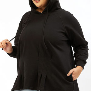 Sweat à capuche surdimensionné personnalisé de haute qualité 400-500 Gsm Club coton femmes Streetwear grande taille sweats à capuche Streetwear - Product Image 3