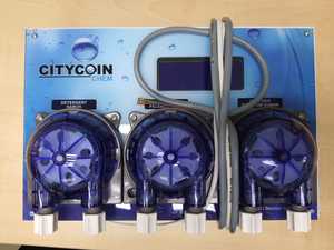 Distributeur automatique de savon mousse métallique à 2 canaux de qualité supérieure, prêt à être expédié, pour détergent et assouplissant textile industriel - Product Image 4