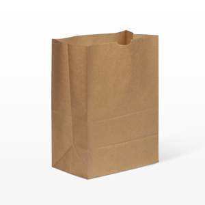 Bolsa de Papel Kraft Natural Corta de 1/8 BBL y 57 lb para Comestibles con Impresión Personalizada, 500 Piezas - Product Image 1