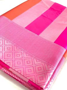 Banarasi-<span class=keywords><strong>saree</strong></span> de seda jacquard con blusa para mujer, ropa de fiesta para diario, de algodón suave, venta al por mayor, precio bajo - Product Image 4