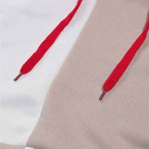 Nueva llegada Peso ligero de alta calidad Logotipo personalizado Impresión Hombres Material polar Sudadera con capucha de gran tamaño - Product Image 4