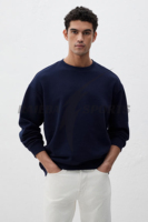 Sweat-shirt en coton vierge de qualité supérieure pour homme et femme, coupe ample, col ras du cou, avec logo personnalisé, style épaules tombantes