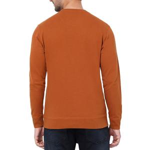 2024 ODM Custom Men's Cotton Plain <b>Sweatshirt</b> Solid Design Crew Neck Long Sleeve <b>Fleece</b> Clothing Embroidered Technics Winter - Product Image 4