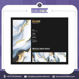600*1200mm brillant porcelaine poli vitré or veine blanc sol mur marbre Look dalle carreaux - Product Image 2