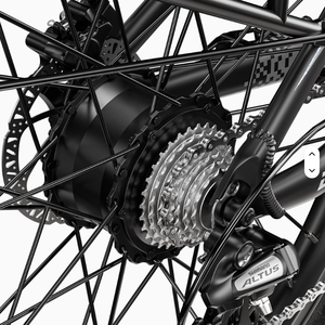 Bicicleta Eléctrica de Montaña de Aluminio de Calidad SUM 27.5 con Velocidad Máxima de 25 km/h, Alcance de 60 km y Batería Integrada - Product Image 5