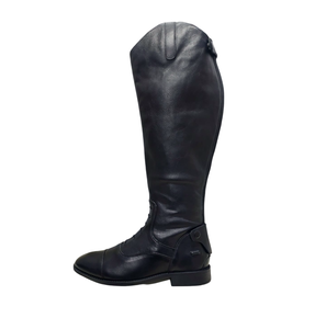 Botas Largas de Equitación de Cuero Suave de Primera Calidad, Duraderas, Unisex, Zapatos Ecuestres Ingleses, Logotipo Personalizado, Múltiples Tallas - Product Image 1