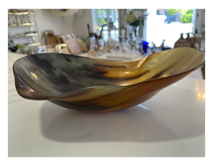 Cuenco de cuerno de búfalo Natural de alta comercialización, cuenco de servicio ecológico, cuenco de cuerno hecho a mano de alta calidad para el hogar, Hotel y restaurante - Product Image 1