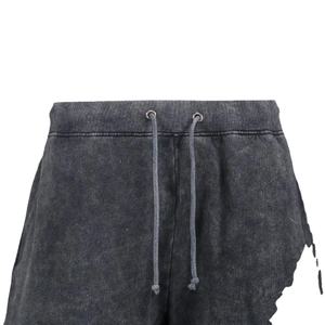 กางเกงขาสั้นลำลองสไตล์ไฮสตรีทผู้ชาย ล้างสีแบบแอซิด  รับผลิตแบบ OEM คุณภาพดี สีพื้น ราคาถูก มีจำหน่าย - Product Image 6