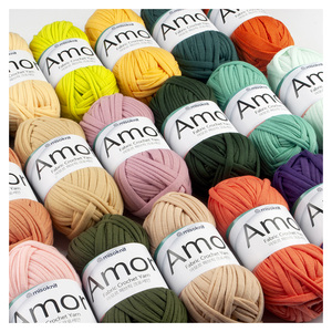 Misoknit Amor เส้นด้ายผสมชุดทำงานคุณภาพสูงสวมใส่สบายด้วยวัสดุผ้าเฉพาะสินค้ายอดนิยมที่มีลวดลายดิบ - Product Image 1