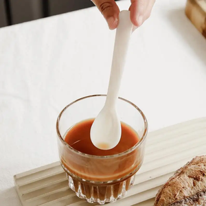 Cuillère à caviar élégante en nacre miniature, écologique, pour les fêtes, logo personnalisé, DHT HANDICRAFT, fournisseur de luxe - Product Image 2