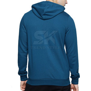 บริการ OEM ขายส่ง เสื้อฮู้ดดี้ผู้ชายแบบซิปเต็มตัว ดีไซน์สวย น้ำหนักเบา สีพื้น เสื้อฮู้ดดี้ผู้ชายแบบซิปเต็มตัว สีพื้น - Product Image 2