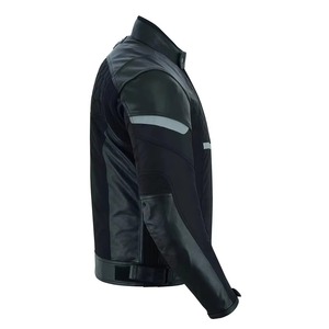 Nouvelle veste en cuir pour moto pour hommes et équipement de protection pour la conduite, avec poches zippées tendance, vestes en cuir de haute qualité - Product Image 2