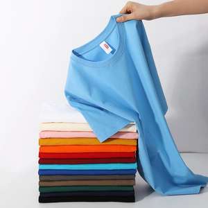 เสื้อเชิ้ตผ้าคอตตอนสะพายไหล่สำหรับผู้ชายขนาดพิเศษเสื้อ100% 200กรัมโลโก้ตามสั่ง - Product Image 1