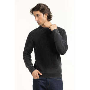 Pull en coton 100% pour homme, coupe classique, style slim, avec motif imprimé, logo, décorations rayées, fermeture éclair, pour le printemps et l'automne - Product Image 2