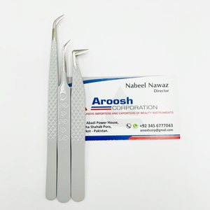 Gary แหนบปลายแหลมรูปหัวใจทำจากสแตนเลสสตีลแข็งคุณภาพสูงแบบมืออาชีพสี90องศา45องศา - Product Image 1