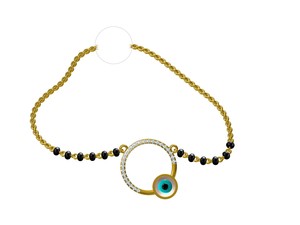 ออกแบบทันสมัยมีสไตล์18K ชุบทองจี้ mangalsutra เครื่องประดับพรีเมี่ยมสำหรับงานแต่งงานงานหมั้นหรือของขวัญ - Product Image 2