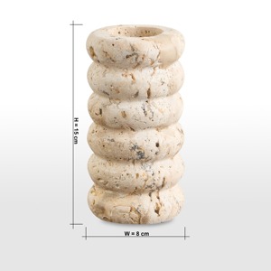 Modern Decorative <b>Candle</b> Lamp for Home Interior Stylish Table Light <b>Holder</b> for Living Room Ambience - Product Image 5