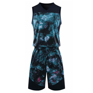 Qualité supérieure meilleur fournisseur vêtements de sport uniformes de basket-ball meilleur prix nouvelle conception 100% polyester uniforme de basket-ball - Product Image 6