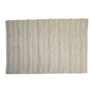 Factory Supply 100% Natural Wool Striped Rugs Handwoven Cotton <b>Sets</b> for Modern Home Decor Prayer Room <b>Bathroom</b> Kitchen Use - Product Image 1
