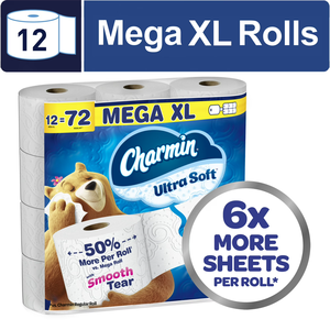 Charminn Ultra Soft Toilet Paper 12 Mega XL Rolls, 336 <b>Sheets</b> Per Roll - Product Image 4