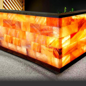 Azulejos de pared de sal del Himalaya Natural 100% 20x10x2,5 cm para diseño decorativo de bienestar Pakistán Saltnaturals 1 año de garantía sólido - Product Image 6