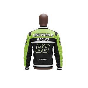 Vestes universitaires avec logo personnalisé Veste pour femmes avec manches en cuir brodées Veste noire de baseball universitaire Veste Varisty Letterman Hiver - Product Image 3