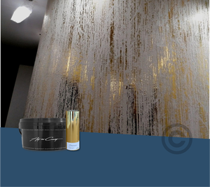Cemento Dorado Líquido Darana, Decoración de Pared 3D con Lámina Metálica de Moda y Lujo, Un Juego - Product Image 1