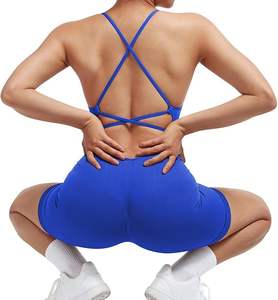 Monos Deportivos Casuales de Primavera para Mujer, Transpirables, con Logotipo Personalizado GreatTop, Cintura Alta, Tejido de Punto Ecológico de Poliéster/Algodón - Product Image 4