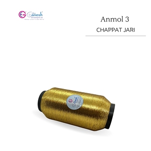 Anmol 3 Chapat Jari Yarn Fil métallique de qualité supérieure pour le tissage et la broderie Idéal pour la mode et l'artisanat décoratif - Product Image 3