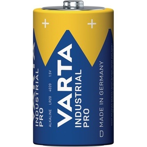 VARTA Industrial PRO 17000mAh LR20 4020 <b>Battery</b> 1.5V <b>D</b> Mono 20 Pieces/Carton Power Accessory - Product Image 1