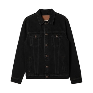 Chaqueta vaquera unisex de la mejor calidad con opción de color y talla personalizados, disponible con opción de lavado y bordado. - Product Image 3