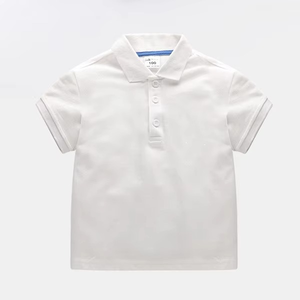 Camiseta polo 100% algodón personalizada, camiseta para niño, uniforme escolar regular, uniforme de manga corta, camiseta polo para niños - Product Image 2