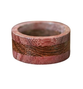 Bordes Rosewood Middle Ironwood Anillo de madera hecho a mano-Anillo de detalle de madera-Madera única hecha a mano-Naturaleza-Unisex-Regalo para él - Product Image 1