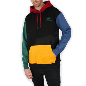 Sudaderas Gruesas con Bloques de Color, Sudadera Cálida de Forro Polar, Atuendo de Invierno, Sudaderas con Bloques de Color, Fabricación en Pakistán - Product Image 4